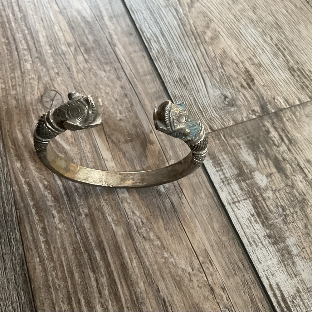 Mixed silver metal Heavy Banjara jewelry bangle